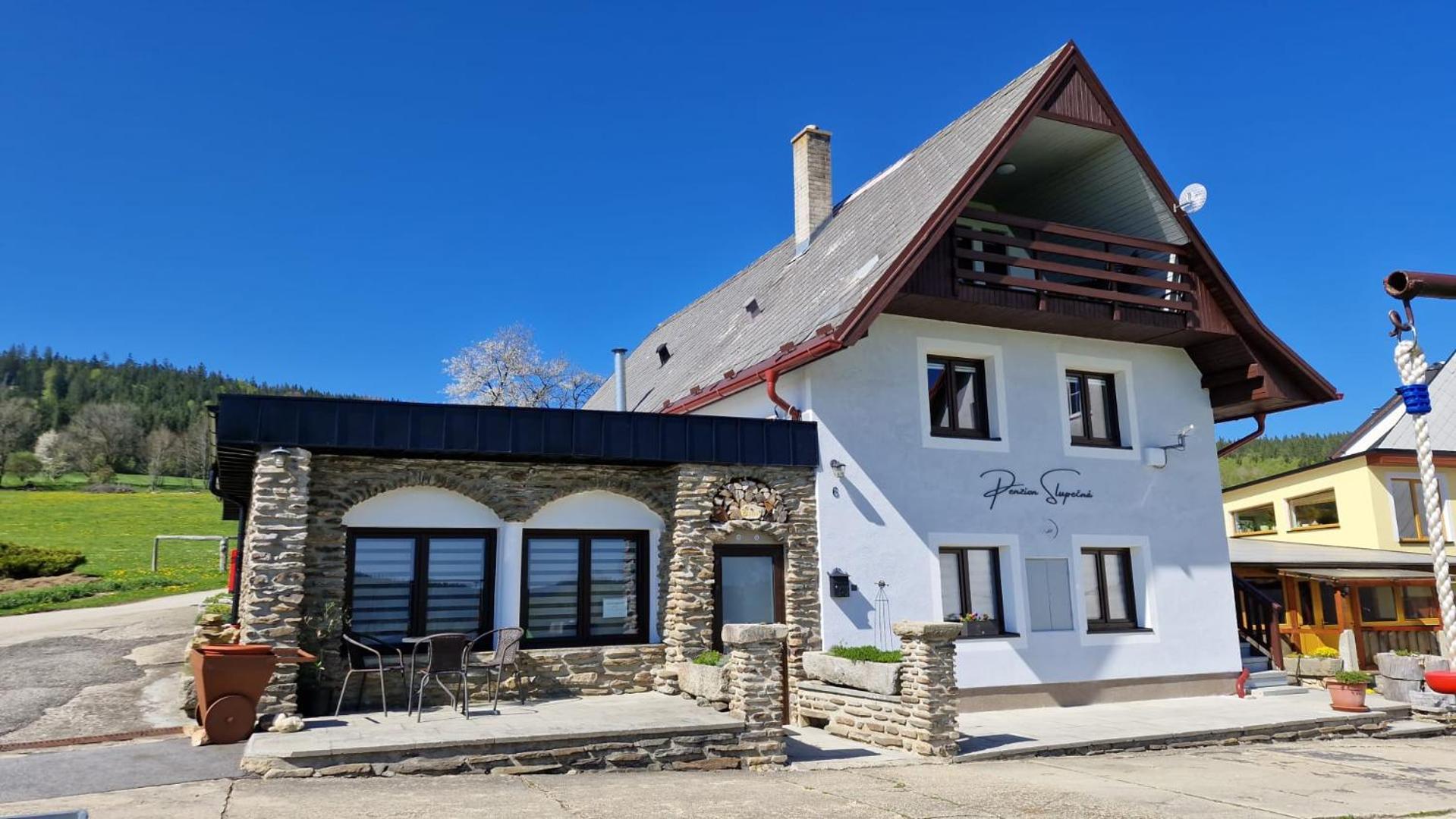 Penzion Slupecna Lipno nad Vltavou Eksteriør billede